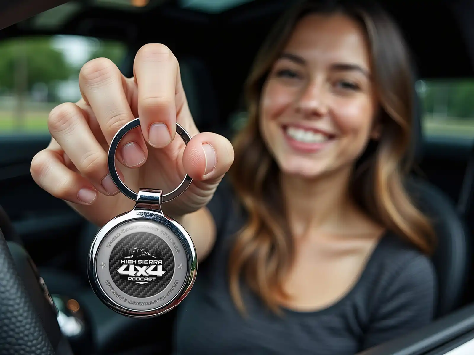 Keychain Glossy Style and Modern Finish